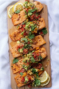 The BEST Salmon Recipe (with Avocado Salsa)