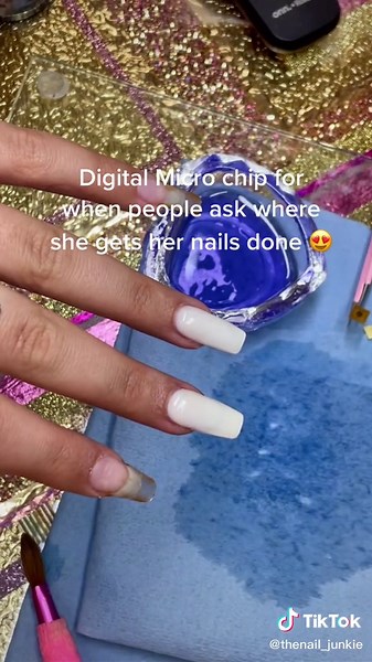 Enhance Your Nails with Digital Microchip | Nail Tutorial
