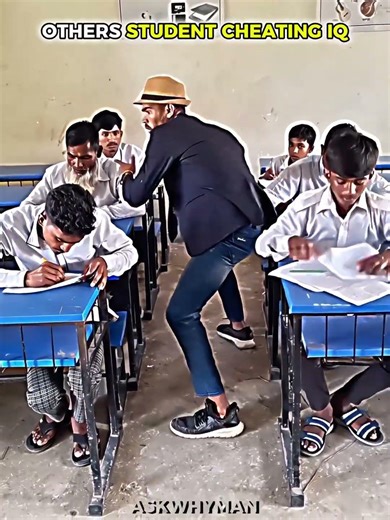 Normal cheating vs HIEGHEST student cheating IQ 💀