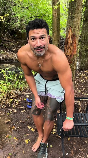 Ngl that was painfully cold 😂🥶 #coldplunge #icebath