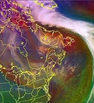 Strengthening #AtlanticCanada #Cyclone #short — mid #November2025