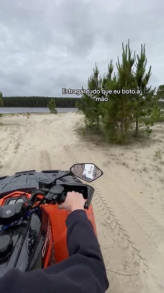 Orange ATV Adventure in Brazilian Forest