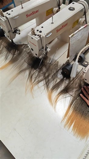 how to make a wig with sewing machine. #wigs #hairstyle