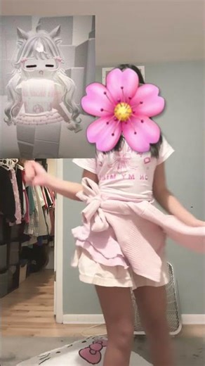 Trying to copy my rblx avatar😭🌸