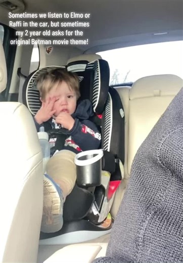 Toddler's Love for the Batman Theme