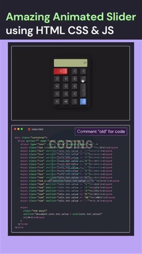 Aesthetic Calculator using HTML CSS JavaScript ​🔥☠️ #coding #python #javascript #html #css
