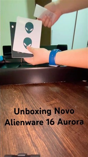 Unboxing Novo Alienware 16 Aurora! 👽💻 #alienware #notebook #fyp #unboxing #novo #conquista