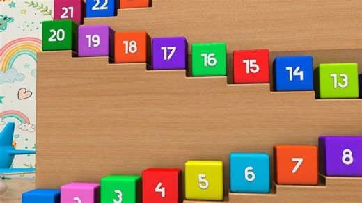 数字歌1 - 100 | 从1数到100 儿童英语