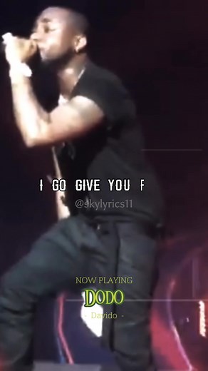 Davido Dodo lyrics video #skylyrics #davido #tbt #trending #foryoupage
