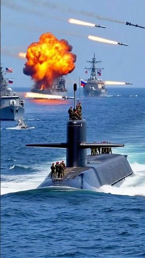 Submarine & Warship Showdown | Modern Naval Warfare Tactics