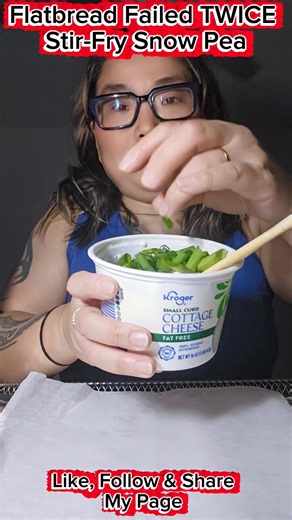 Flatbread Failed Again… but this Stir-Fry Snow Pea BLEW MY MIND #CookingFail #HomeCooking #deaf #asl #foodie #dinner | Star Flower