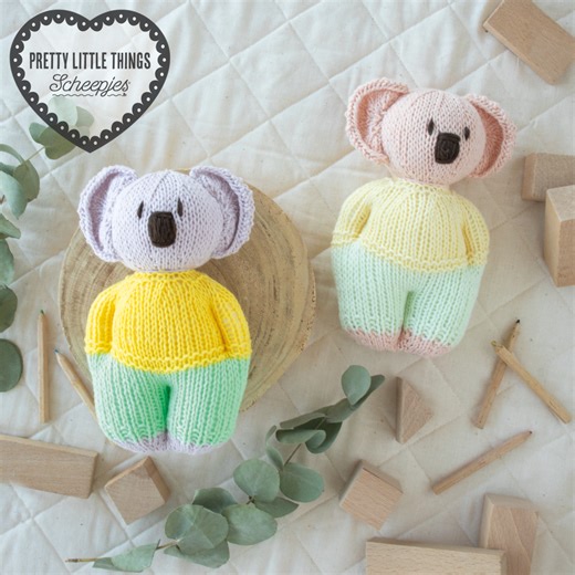Koala Izzy Comfort Doll Knitting Pattern | Knitting Patterns | Let's Knit Magazine