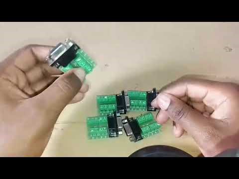 LEARN SERIAL COM USING DB9 9 Pin Female RS 232 Terminal Adapter #tech #arduino