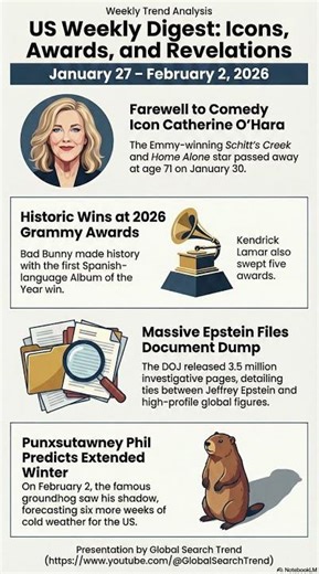 United States Trends (2026-02-02) - Grammys, Epstein Files, Groundhog Day
