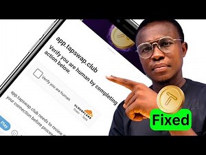 FIXED: Verify you are human by completing the action below - #Tapswap