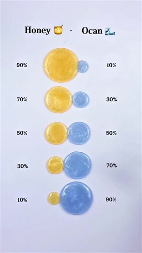 Color Mixing Lab on Instagram: "Let's Mixing Honey🍯 + Ocean🌊 Slime 😍 #colormixing #painting #satisfying #artandcraft #art"