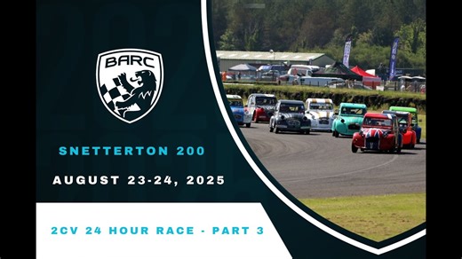 Free Road Racing Livestream From England: British Automobile Racing Club Action LIVE From The Snetterton 200 2CV 24-Hour Race - BangShift.com