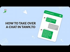 How to take over a chat in tawk.to