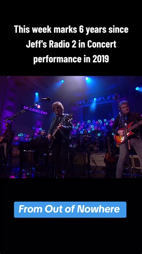 Jeff Lynne's ELO Live Performance of 'From Out of Nowhere'