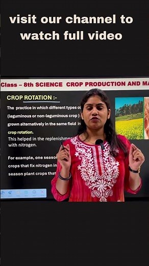what is crop rotation ?? #cropscience #agriculture #science #sciencefobia