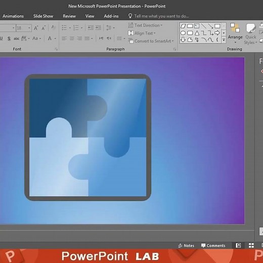 Puzzle Infographic Chart Design on PowerPoint #powerpointtutorial #powerpoint