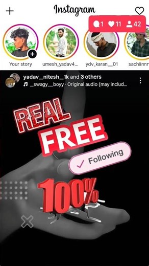 INSTAGRAM FREE FOLLOWERS 100% REAL 🤯🎯 #trending #viral #shorts #youtubeshorts