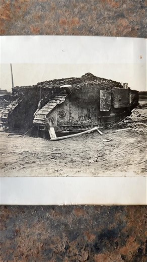 RARE Find: WW1 British MkIV Tank With Camo Net, Captured by the Germans 😮