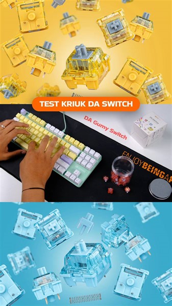 Dengarkan kegurihan ini 😁 #switch #testkriuk #gamingkeyboard #digitalalliance #daswitch | Digital Alliance