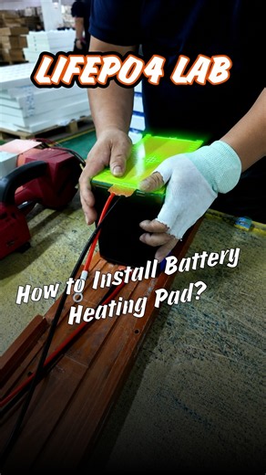 How to Install Battery Heating Pad #shorts