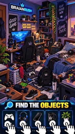 Can You Find All 5 Hidden Objects? 👀🔎