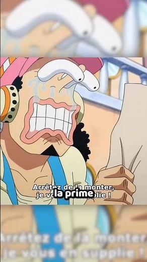 La PRIME de l'équipage AU CHAPEAU DE PAILLE dans one piece