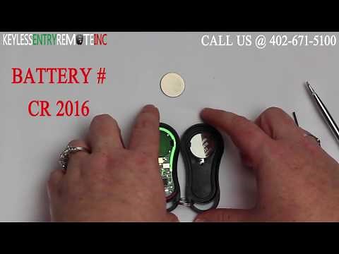 How To Change A 2001 - 2005 Chrysler PT Cruiser Key Fob Battery FCC ID GQ43VT13T