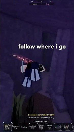 Rod Of The Depths Maze Tutorial #roblox #shorts #fisch #tutorial