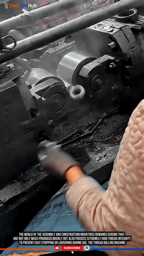 Innovation Technology Thread Rolling; Automatic Phillips-Head Screw Threading #technology | William Raymond