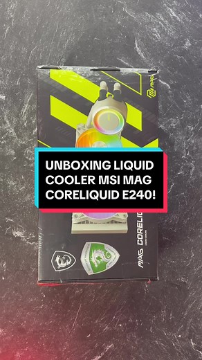 Unboxing MSI MAG CORELIQUID E240: Solusi Pendinginan Efisien