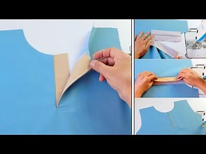 The easiest way to sew a placket in 5 steps ✂️ A clean, error-free result