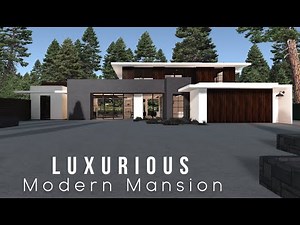Luxurious Modern Mansion | Update 0.10.4 | ROBLOX bloxburg