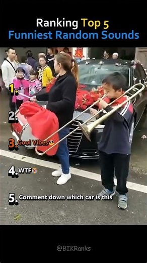 Ranking Top 5 Funniest Random Sounds😂 #funny#randomsounds