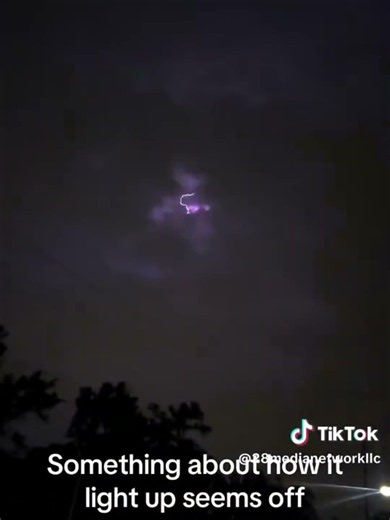 🚨 SHOCKING Sky Phenomenon Caught on Camera! Mysterious Blue Lightning Flashes Across the Night Sky