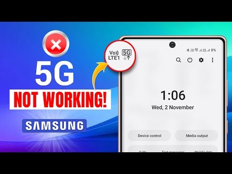How to Fix 5G Not Working on Samsung | 5G Not Showing | Turn on 5G on Samsung