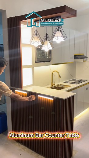 Aluminum Bar Counter Table Designs for Modern Spaces