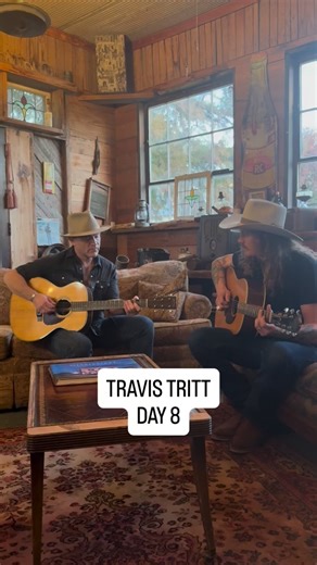TRAVIS TRITT DAY 8! Thanks @telecasterjosh for holding it down for this one! #moderndaybonnieandclyde @realtravistritt #travistritt | Adam Hood
