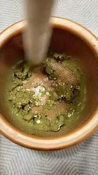 This Traditional Tea Is Made by Grinding Everything by Hand! #FoodASMR #HandmadeCooking