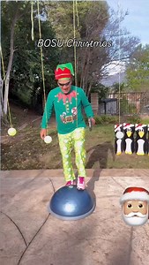 MERRY CHRISTMAS FROM YOUR BOSU BALL!❤️ Don’t forget to balance train today 😉 we want to see your balance challenges #bosu #bosuball #balance #balancechallenge #balancetraining | BOSU
