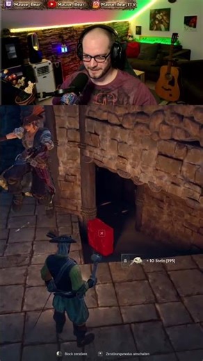 "Spawn in the Wall" Der neue Shanty Hit... 🤪 Habt Ihr so etwas auch auf Eurem Server❓
