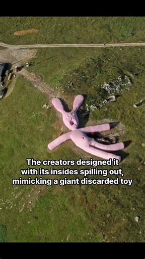 The pink rabbit in the alps has left us - A strange art #stories #interesting #relatable #notreal #W