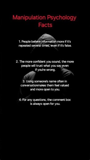 Manipulation Psychology Facts That Will Change How You See People 😱 | Dark Psychology Explained”