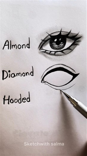 how to draw three different eyes #howtodraw #drawing #art #shorts #anime #tutorial