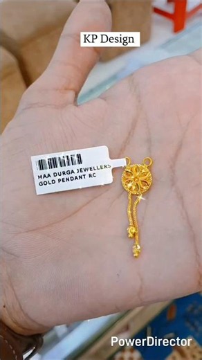 Gold Pendant Designs Light Weight/ Gold Mangalsutra pendant design with price ||