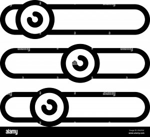 Control buttons icon. Outline control buttons vector icon for web design isolated on white background Stock Vector Image & Art - Alamy